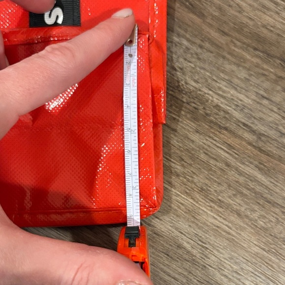 Starbucks Vibrant Red Shopper with Black Ribbon Straps - Picture 7 of 7